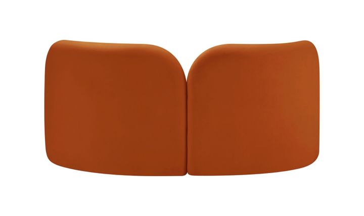 Meridian Furniture Daphne Velvet Fabric Upholstered Sofa