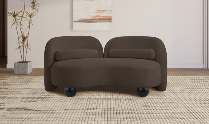 Meridian Furniture Daphne Chenille Fabric Upholstered Loveseat