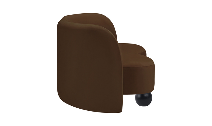 Meridian Furniture Daphne Chenille Fabric Upholstered Loveseat