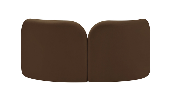 Meridian Furniture Daphne Velvet Fabric Upholstered Sofa