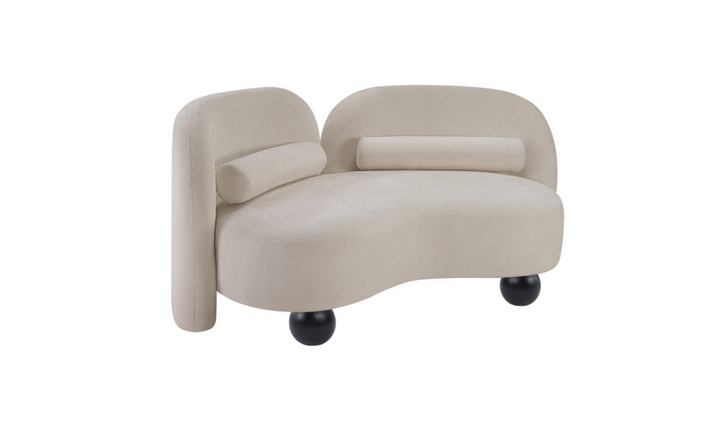 Meridian Furniture Daphne Chenille Fabric Upholstered Loveseat