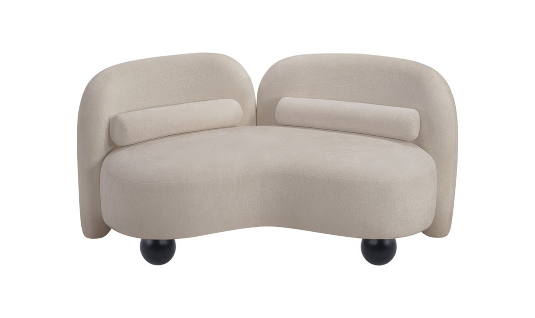 Meridian Furniture Daphne Chenille Fabric Upholstered Loveseat