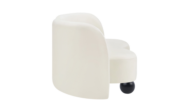 Meridian Furniture Daphne Chenille Fabric Upholstered Loveseat