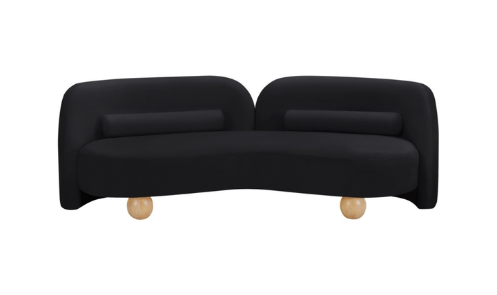 Meridian Furniture Daphne Velvet Fabric Upholstered Sofa