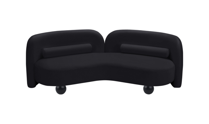 Meridian Furniture Daphne Velvet Fabric Upholstered Sofa