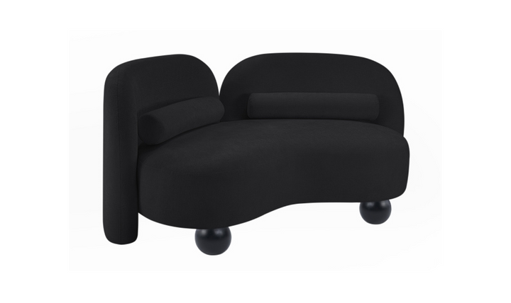 Meridian Furniture Daphne Chenille Fabric Upholstered Loveseat