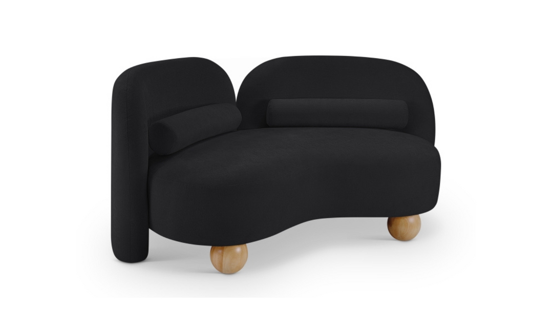 Meridian Furniture Daphne Chenille Fabric Upholstered Loveseat