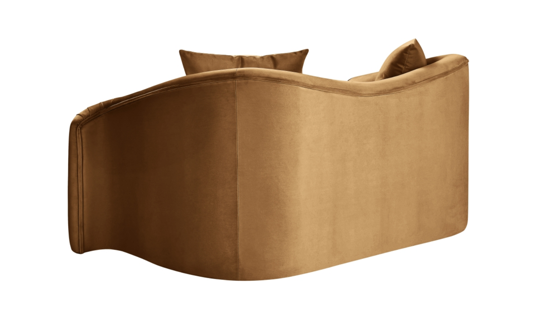 Meridian Furniture Destin Velvet Upholstered Loveseat Sofa