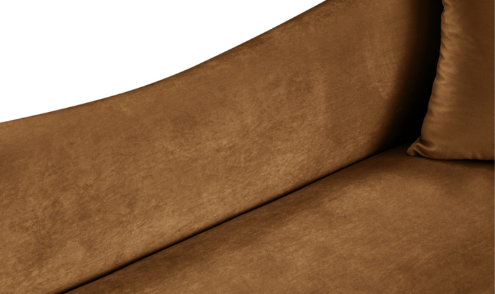 Meridian Furniture Destin Velvet Upholstered Loveseat Sofa