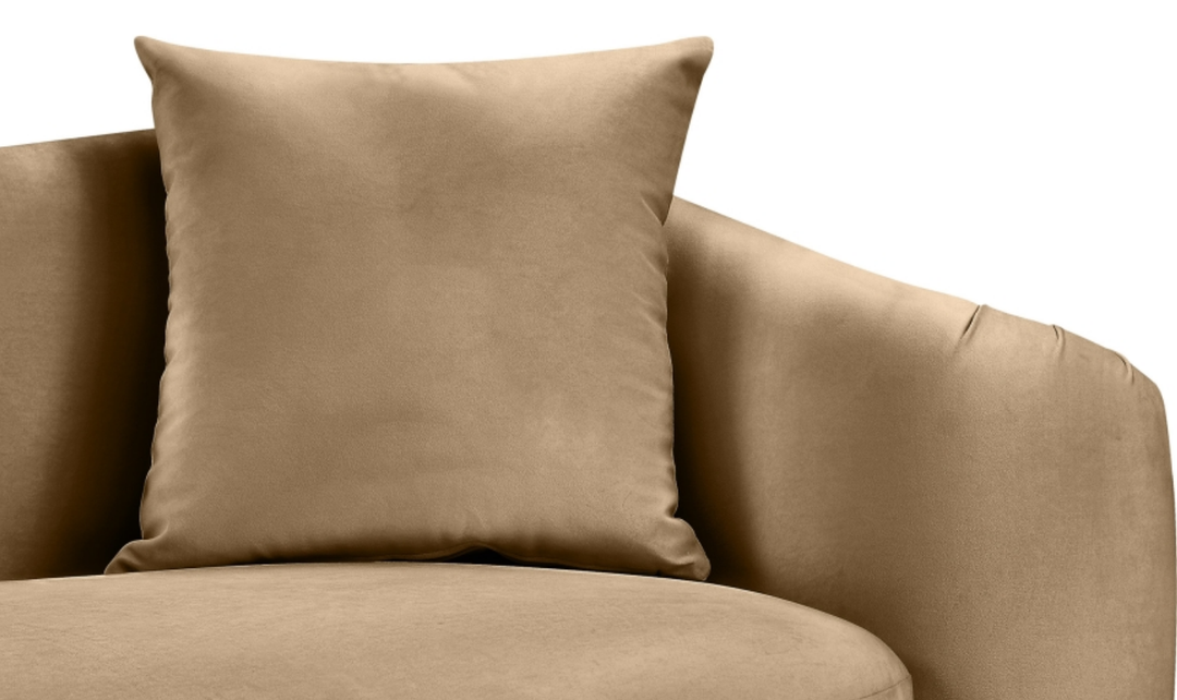 Meridian Furniture Destin Velvet Upholstered Loveseat Sofa