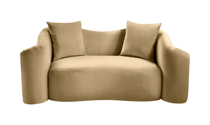 Meridian Furniture Destin Velvet Upholstered Loveseat Sofa