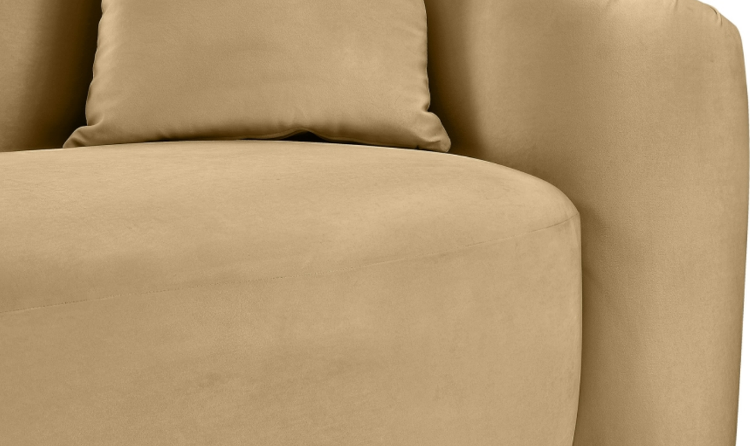 Meridian Furniture Destin Velvet Upholstered Loveseat Sofa