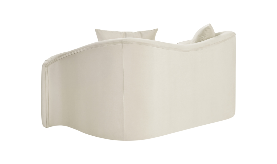 Meridian Furniture Destin Velvet Upholstered Loveseat Sofa
