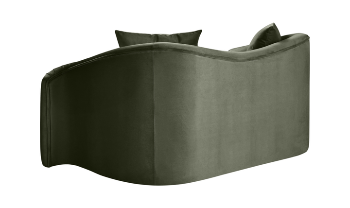 Meridian Furniture Destin Velvet Upholstered Loveseat Sofa