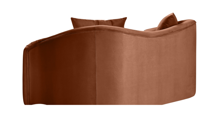 Meridian Furniture Destin Velvet Upholstered Loveseat Sofa