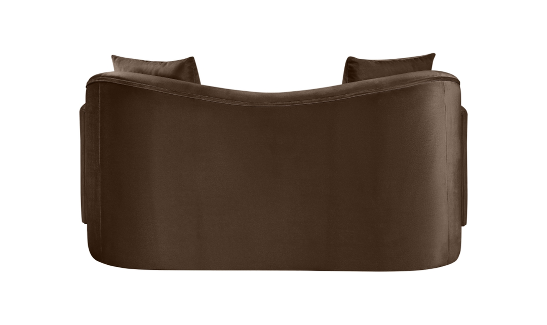 Meridian Furniture Destin Velvet Upholstered Loveseat Sofa