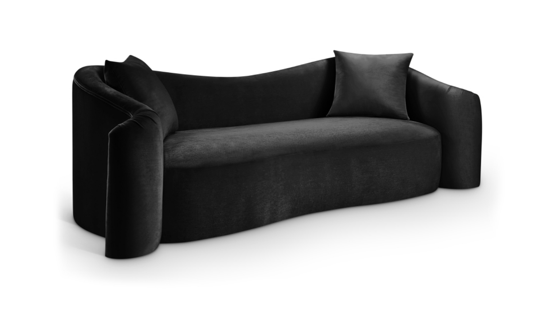 Meridian Furniture Destin Velvet Upholstered Sofa