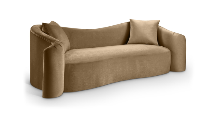 Meridian Furniture Destin Velvet Upholstered Sofa-Jennifer Furniture