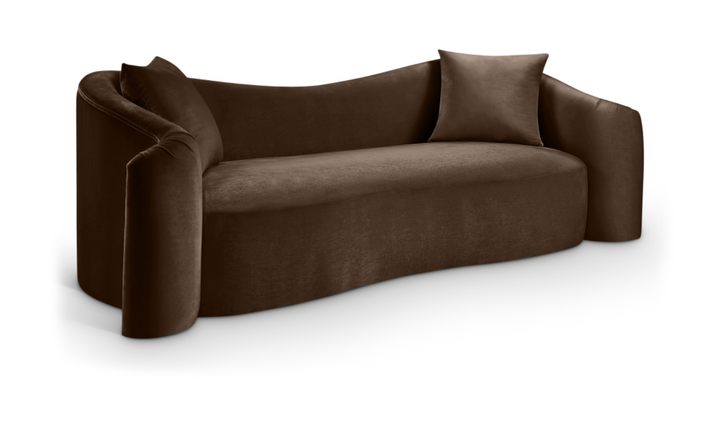 Meridian Furniture Destin Velvet Upholstered Sofa