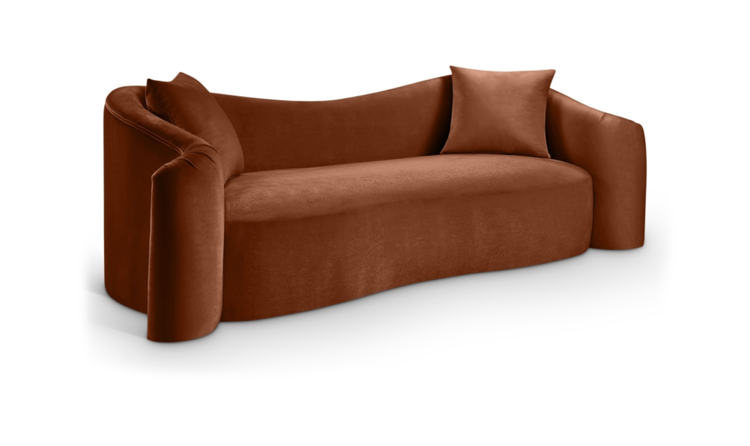 Meridian Furniture Destin Velvet Upholstered Sofa