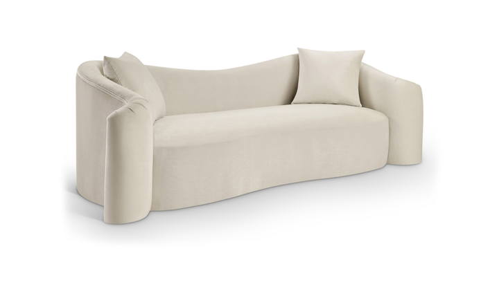 Meridian Furniture Destin Velvet Upholstered Sofa