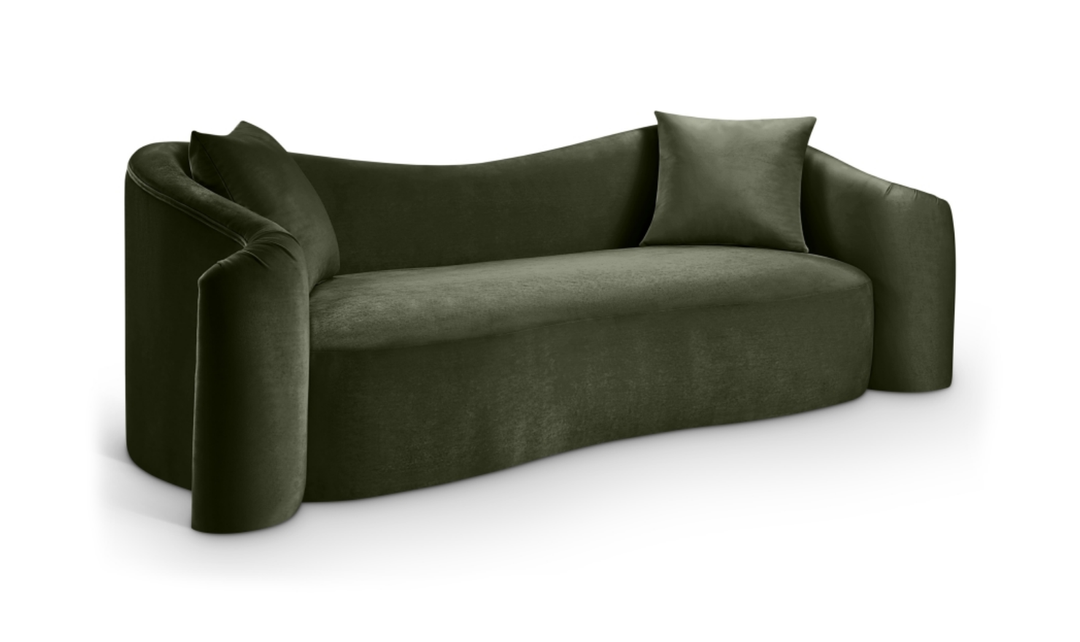 Meridian Furniture Destin Velvet Upholstered Sofa