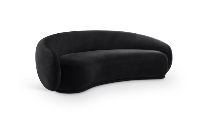 Meridian Furniture Emery Velvet Fabric Upholstered Sofa