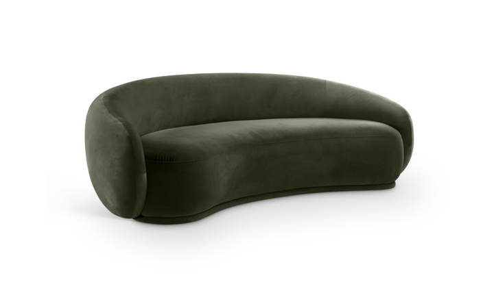 Meridian Furniture Emery Velvet Fabric Upholstered Sofa