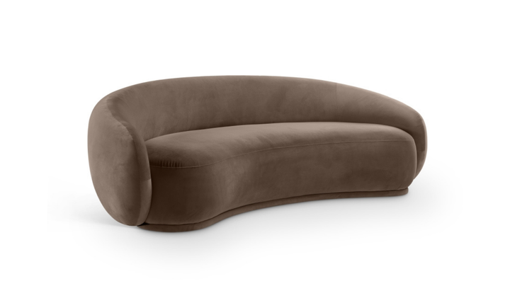 Meridian Furniture Emery Velvet Fabric Upholstered Sofa