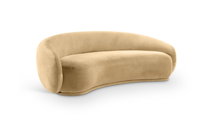 Meridian Furniture Emery Velvet Fabric Upholstered Sofa