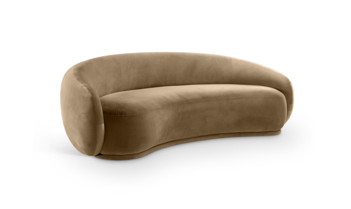 Meridian Furniture Emery Velvet Fabric Upholstered Sofa