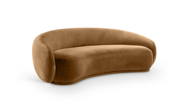 Meridian Furniture Emery Velvet Fabric Upholstered Sofa