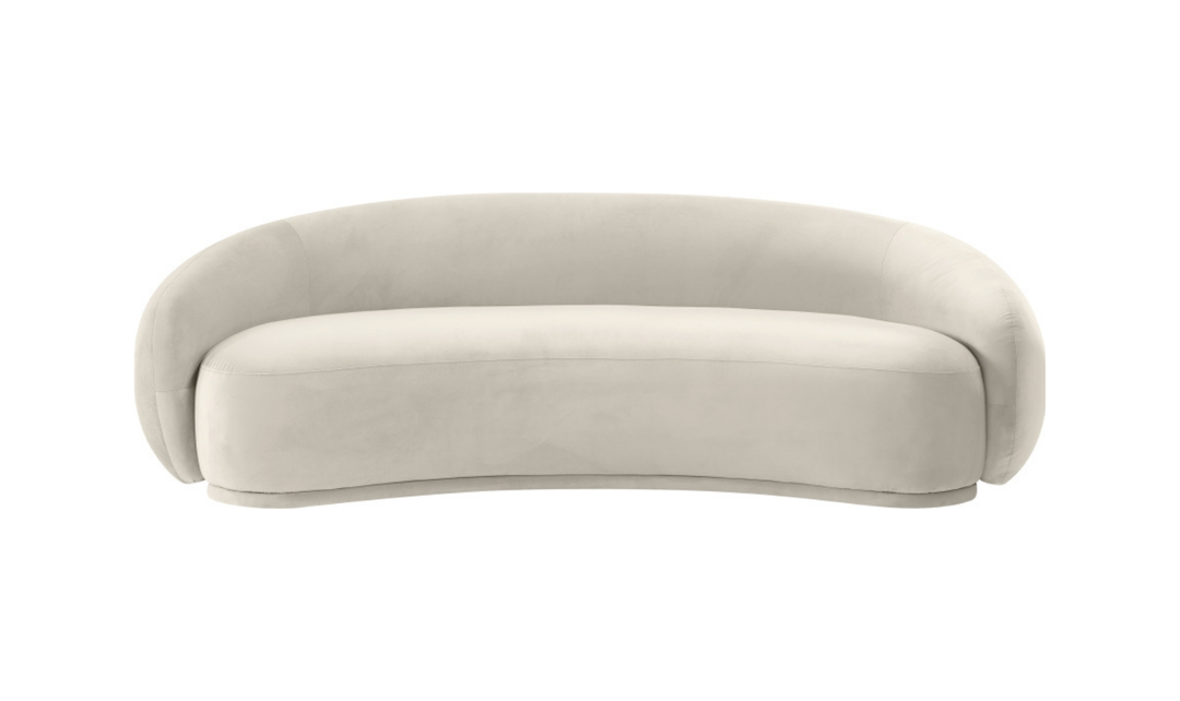 Meridian Furniture Emery Velvet Fabric Upholstered Sofa