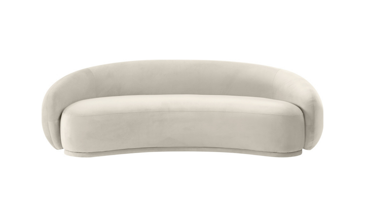 Meridian Furniture Emery Velvet Fabric Upholstered Sofa