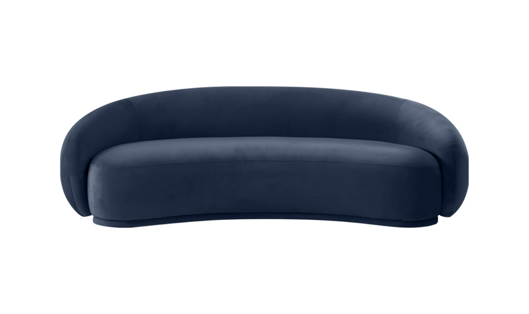 Meridian Furniture Emery Velvet Fabric Upholstered Sofa