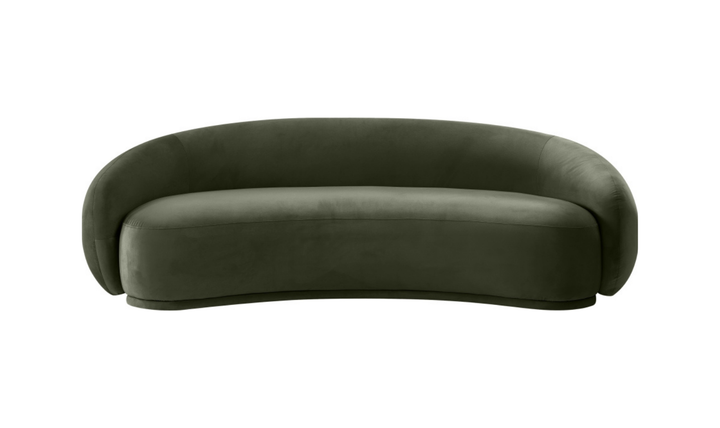 Meridian Furniture Emery Velvet Fabric Upholstered Sofa