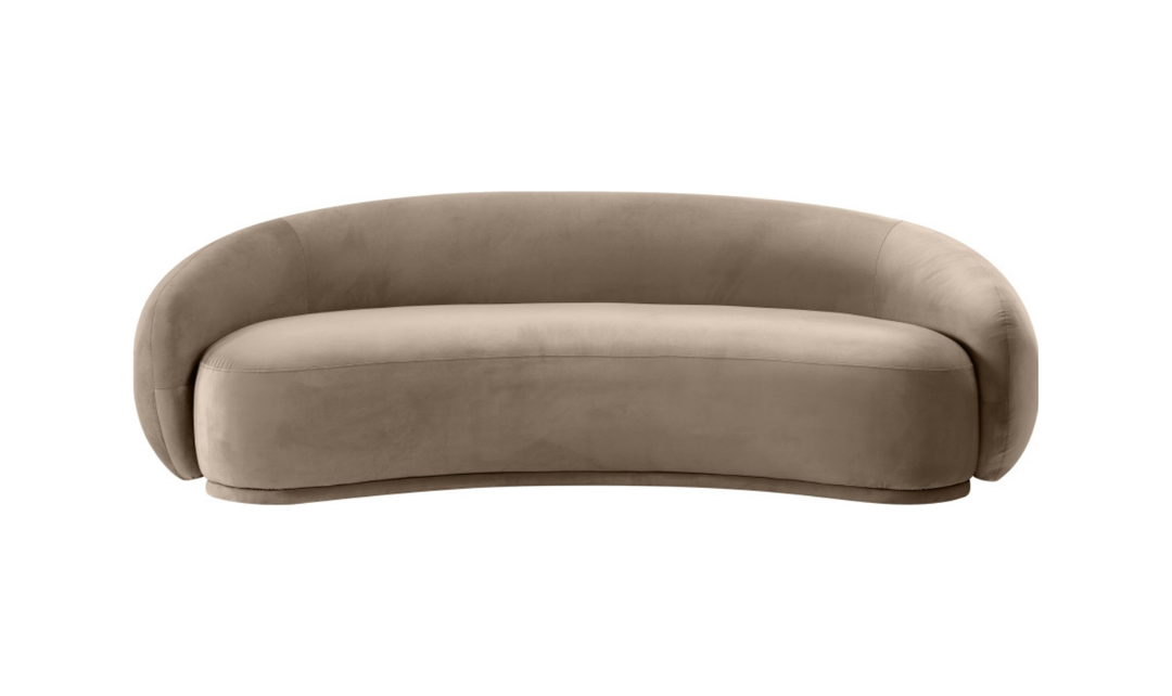 Meridian Furniture Emery Velvet Fabric Upholstered Sofa
