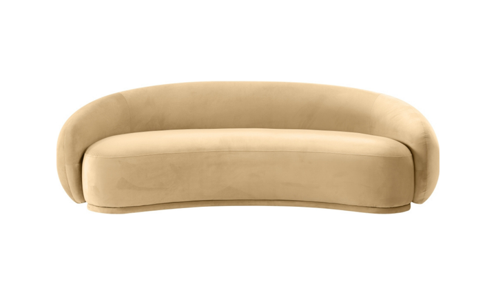 Meridian Furniture Emery Velvet Fabric Upholstered Sofa