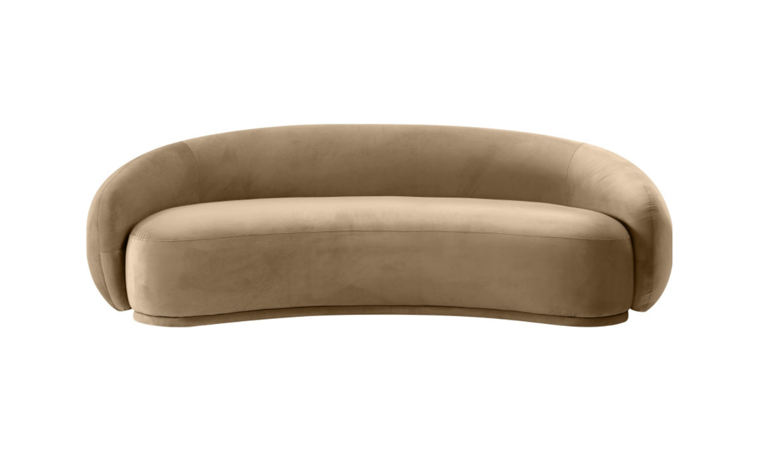 Meridian Furniture Emery Velvet Fabric Upholstered Sofa