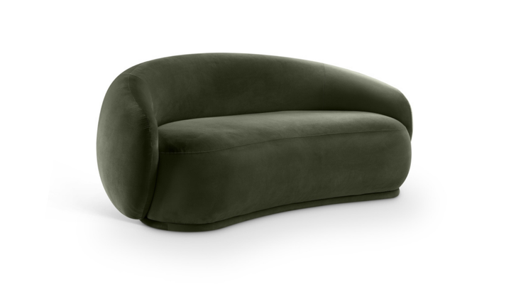Meridian Furniture Emery Velvet Fabric Upholstered Loveseat