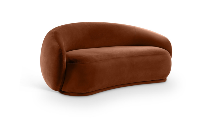 Meridian Furniture Emery Velvet Fabric Upholstered Loveseat