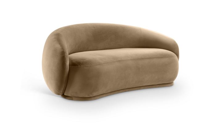 Meridian Furniture Emery Velvet Fabric Upholstered Loveseat