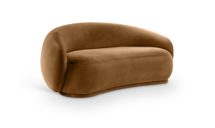 Meridian Furniture Emery Velvet Fabric Upholstered Loveseat