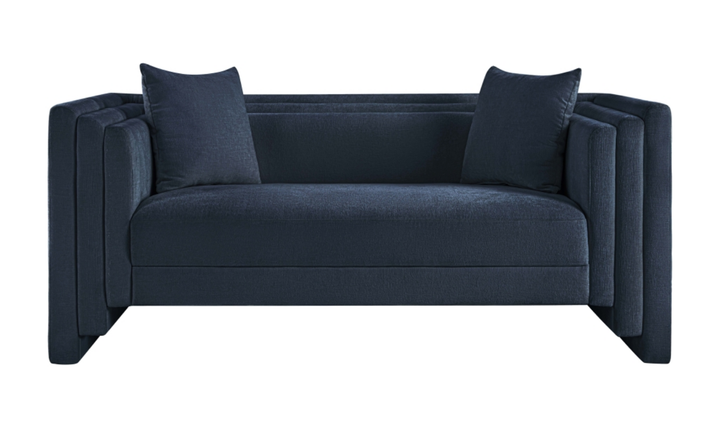 Meridian Furniture Everett Chenille Fabric Upholstered Loveseat Sofa