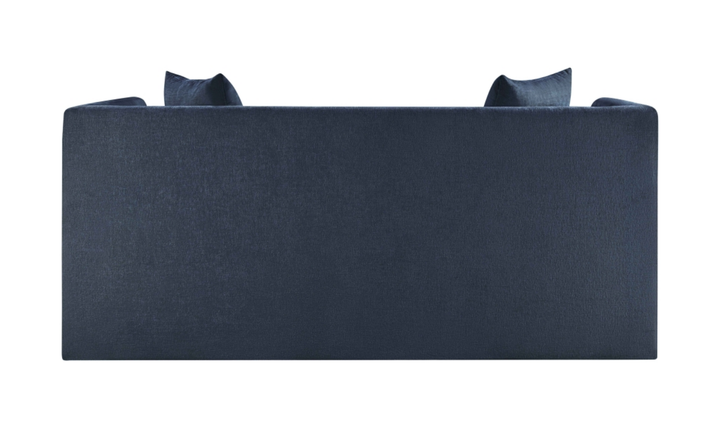 Meridian Furniture Everett Chenille Fabric Upholstered Loveseat Sofa-Jennifer Furniture