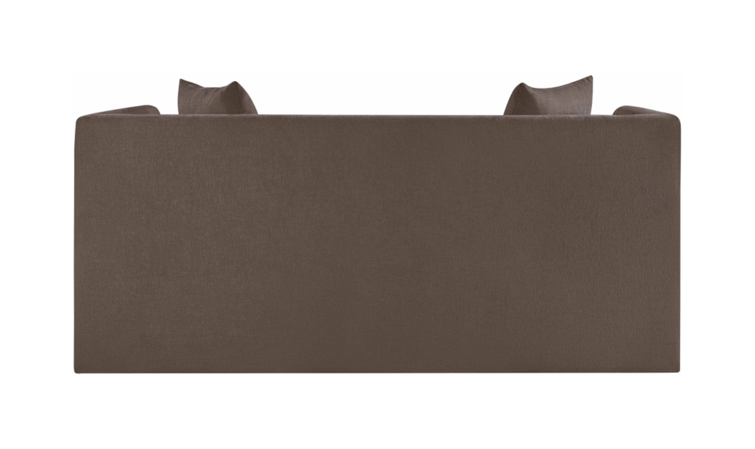 Meridian Furniture Everett Chenille Fabric Upholstered Loveseat Sofa