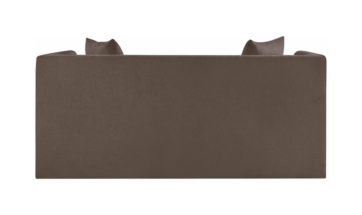 Meridian Furniture Everett Chenille Fabric Upholstered Loveseat Sofa