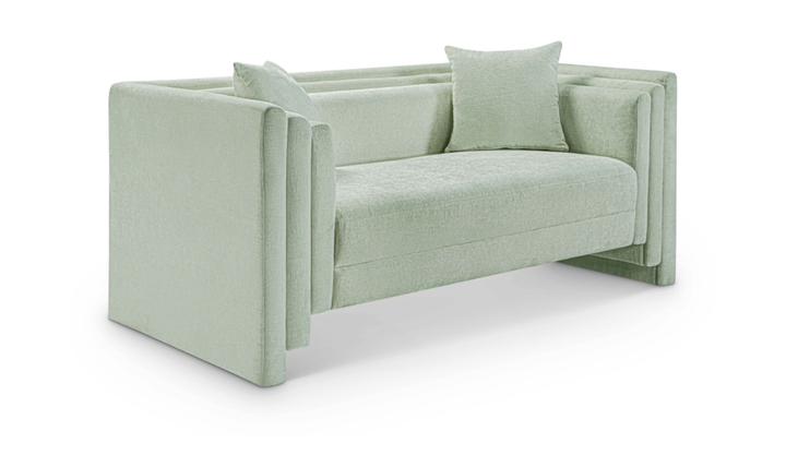 Meridian Furniture Everett Chenille Fabric Upholstered Loveseat Sofa