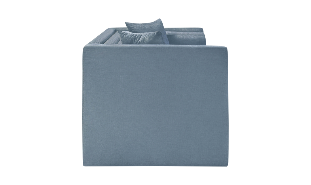 Meridian Furniture Everett Chenille Fabric Upholstered Loveseat Sofa