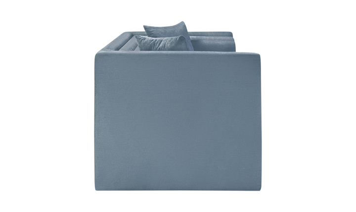 Meridian Furniture Everett Chenille Fabric Upholstered Loveseat Sofa